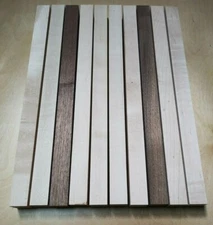 1 1/2" - 24" CUTTING BOARD KIT LUMBER MAPLE & WALNUT - FREE SHIPPING!