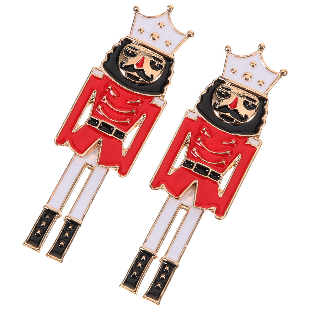 Xmas Stud Earring Nutcracker Christmas Decoration Earrings Wild eBay