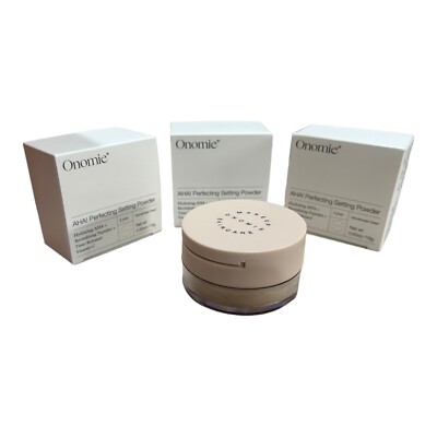 Lot of 3 ONOMIE AHA Perfecting Korean Setting Powder $40 MSRP each NEW
