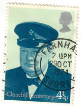 Great Britain - 1974 - Sir Winston Spencer Churchill - 4½P - #12