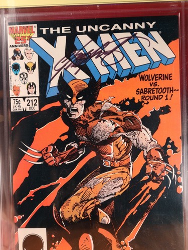 Uncanny X-Men 212 & 213 – CBCS 8.5 – Signed by Chris Claremont - Picture 4 of 11