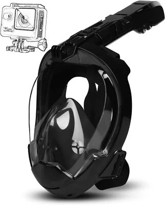 DASKOO Tauchmaske Vollgesichtsmske Schnorchelmaske Vollmaske für Erwachsene und Kinder