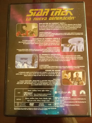 STAR TREK TEMPORADA 1 - DVD THE COLLECTOR´S EDIT CAPITULOS 1-4 EDICION ESPAÑOLA - Imagen 3 de 4