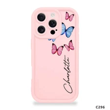 Charming Butterfly Custom Phone Case Cover For iPhone 14 15 16 Pro Max 13 12 11