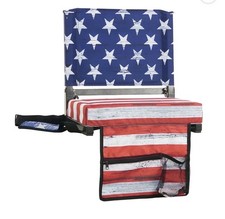 Back Support Padded Bleacher Seats with Shoulder Strap - Stadium Chairs 7