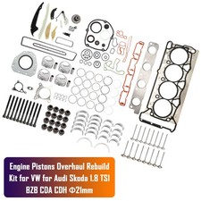 Engine Pistons Overhaul Rebuild Kit for VW for Audi Skoda 1.8 TSI BZB CDA CDH