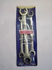 SCARCE-Blue Pouch Craftsman -V- #4432 3 Pc. Flare Nut Wrench Set-UNUSED?