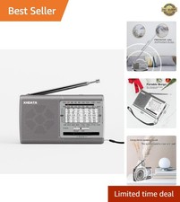XHDATA D219 Portable AM FM Shortwave Radio Battery Operated Small Great Recep...