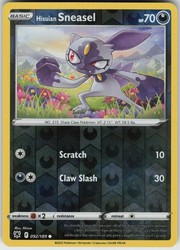 Hisuian Sneasel 092/189 Astral Radiance Reverse Holo Common