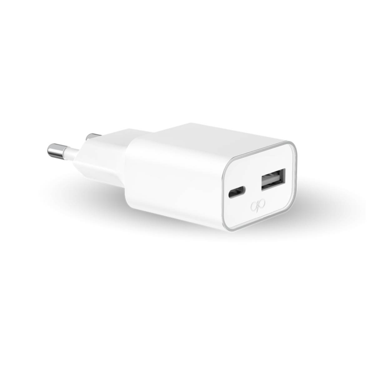 Chargeur USB-C 30W Force Power, le bloc compact blanc idéal pour voyager
