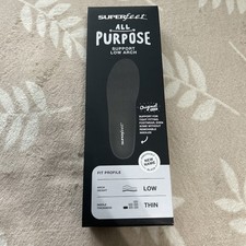 Superfeet All Purpose Low Arch Full Length Insole Size G Mens 13.5 - 15