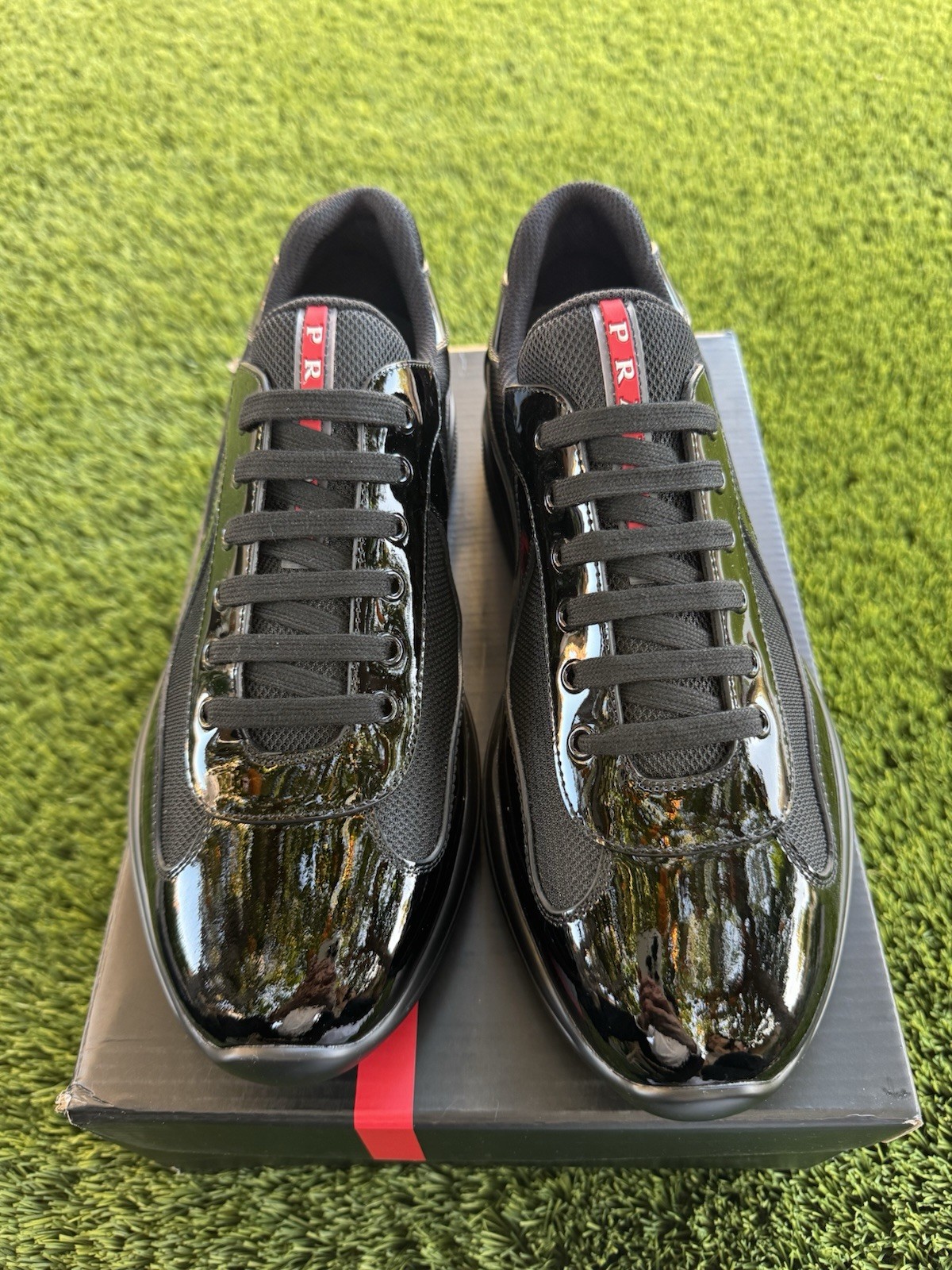 PRADA America Cup Sneaker Black Size 11 US EU 45 thumbnail 8