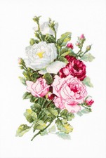 Cross Stitch Kit "Bouquet of Roses" BA22855 Luca-S Unprinted  anvas