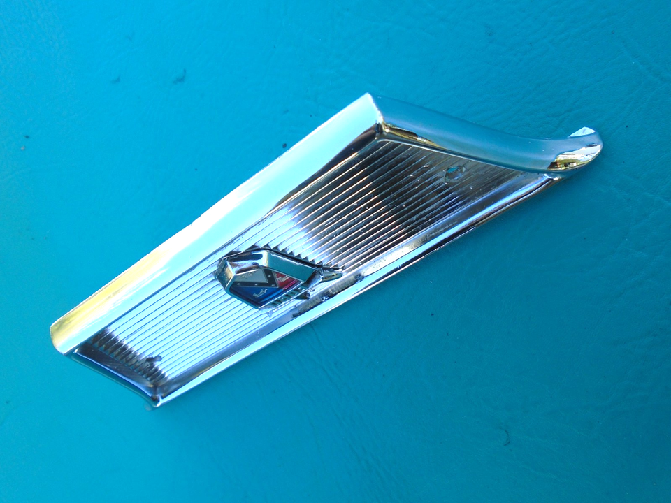 1957 1958 1959 ford galaxie retractable & convertible rear seat molding ...