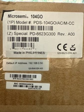 Microsemi PDS-104GO Outdoor PoE Switch | 4-Port Gigabit Managed | New Open Box