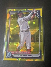 2024 Bowman Chrome Sapphire Edition - Prospects Jose Perdomo Yellow /75 (RC)