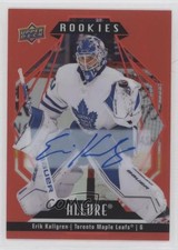 2022-23 Upper Deck Allure Rookies Red Rainbow Auto Erik Kallgren #115 Auto 0v33