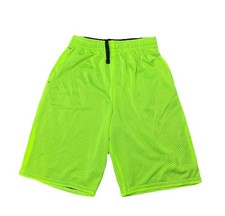 Athletic Works Mesh Lime Green And Black Athletic Shorts Boys Size XL