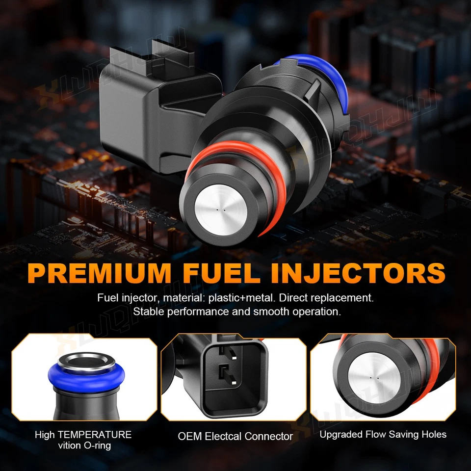 Inyectores de combustible de 8 piezas para Cadillac Escalade Ext 2007-2009 6,2 l 12580681 Foto 4 de 4