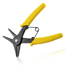 LEONTOOL 2 in 1 Snap Ring Pliers - Internal & External Circlip Pliers for 10-40m