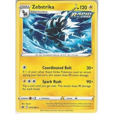 051/198 Zebstrika | Rare Card | SWSH-06 Chilling Reign