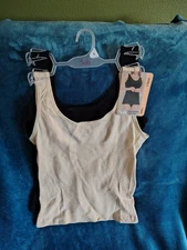 Sofft Women's Smoothing/Shaping Seamless Nylon-Spandex Tank Tops (2 PK) Large