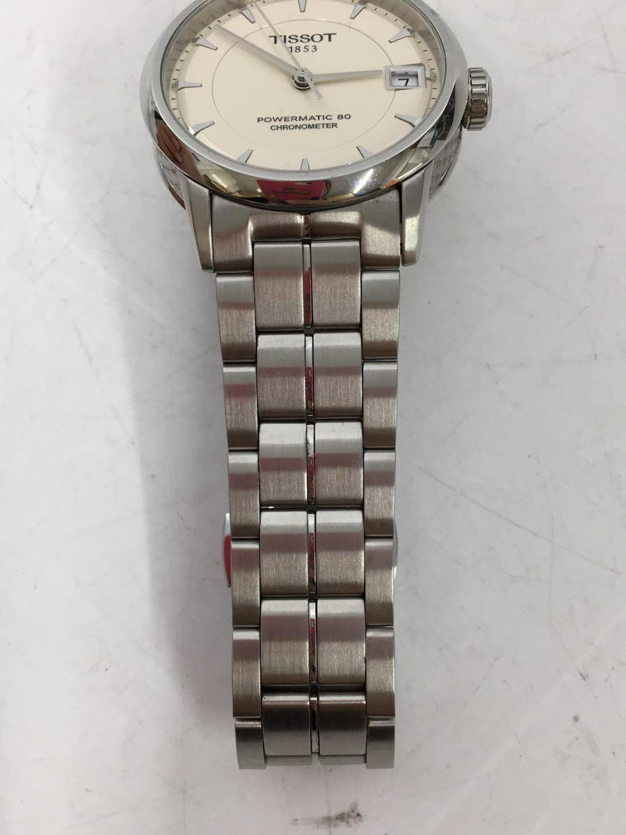 TISSOT Powermatic 80 Chronometer Automatic Analog Watch Stainless Steel White