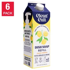 LIQUID DISH DETERGENT SOAP CLEANCULT REFILL ECO FRIENDLY NATURAL BULK 1.5 GALLON