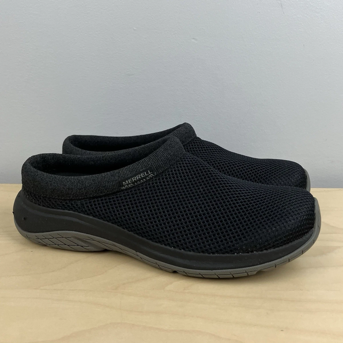 Merrell Black Performance Footwear Slip On Shoes Sz.10 Gently Worn (X-106 CRATE) Merrell Solid Rubber Casual Shoes for Men for sale | eBay main image 4