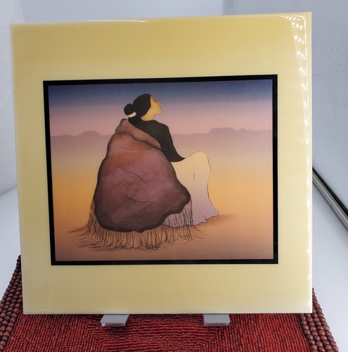 R C Gorman, Catalina de Mora 1989 gerahmt mit Glas, mattiert (B2) - Bild 4 von 12