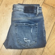 VERVET Jean Sz 28 Womens Medimun Denim Stretch Distressed Excellent Shape