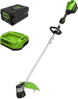 #ad Greenworks 60V 16quot; Brushless String Trimmer 65 Min 2.5Ah Battery ST60L254 $165.00