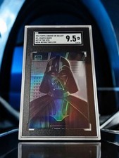 2024 TOPPS CHROME SW GALAXY DARTH VADER ART OF THE SITH REFRACTOR 3/199 SGC 9.5