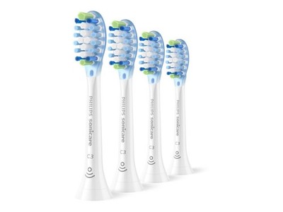 Philips HX9044/87 Sonicare Premium Plaque Defence Ersatzbürstenköpfe, 4 Stück