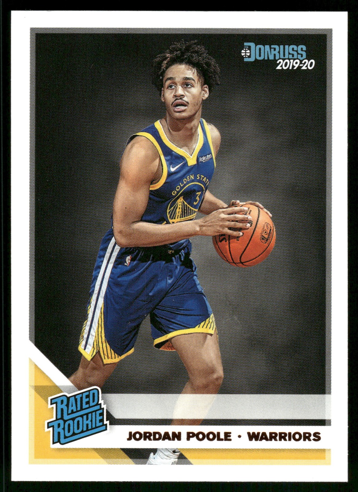 2019-20 Donruss #226 Jordan Poole Golden State Warriors Rookie