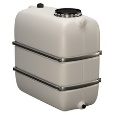  Lagertank (Bandagen) mit Einlauf/Auslaufstutzen & Domöffnung