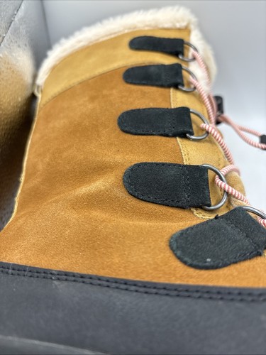 Girls Winter Snow Thermolite Eco Made Boots Size 3 NEW Waterproof With Fur. - Picture 7 of 7
