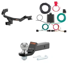 CURT Tow Package Trailer Hitch Wiring Harness 45041 Ball Mount Pin & Clip, 13427