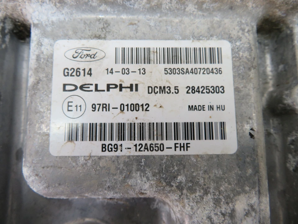 FORD GALAXY 2.0 TDCI ENGINE CONTROL ECU BG91-12A650-FHF 2010-2014 2221-4 - Image 2 of 4