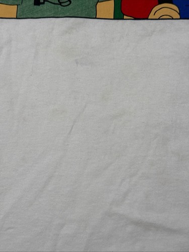 T-shirt vintage anni 90 Hillary Bill Clinton cartone animato politico uomo taglia XL presidente - Foto 9 di 9