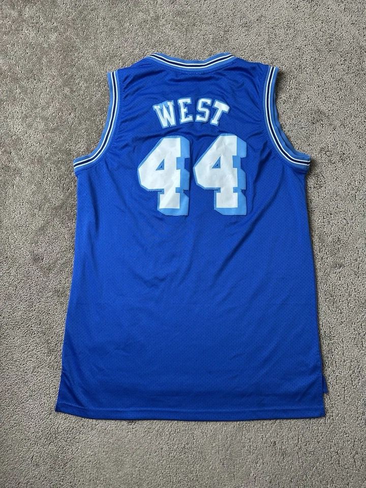 男子球衣 NBA 洛杉矶湖人队 #44 杰里·韦斯特,硬木经典,尺寸 L — 第 2/4 张图片