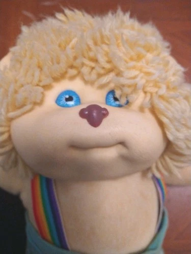 1985 Cabbage Patch Kids Koosas Lion Doll with Rainbow Suspenders
