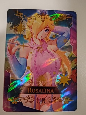 Karte Göttin Mario Rosalina Pfirsich Gänseblümchen Sexy Holo Öl 