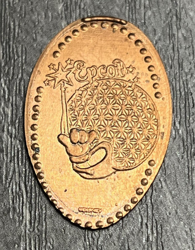 Vintage Disney EPCOT Center Pressed Penny Souvenir Collectible Token Coin