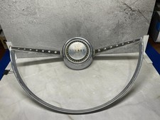 1964 Ford Falcon Steering Wheel Horn Ring Button Assembly C4da-13a800-a  Invb