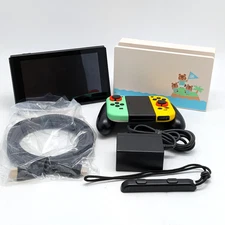 Nintendo Switch w/ Dock, Cables & Joycon Remote in Yellow & Green (HAC 001(-01))