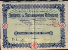 Siegel & Stockman Reunis Paris France ( Tailor's Dummies, Mannequin Accessories)