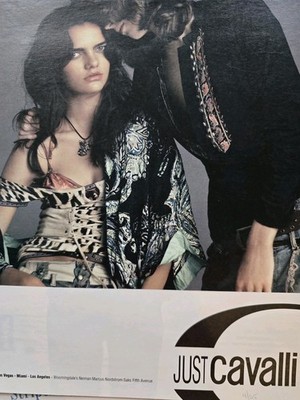 2005 Just Cavalli vintage fashion ad