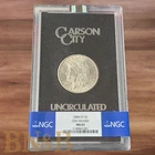 1884-CC Morgan Silver Dollar GSA Hoard MS63 NGC Carson City w/COA