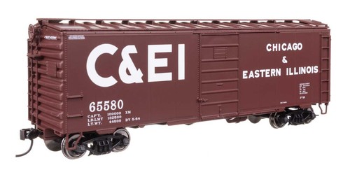 Walthers escala HO ~ 40' PS-1 Boxcar ~ Chicago Eastern Illinois #65580 ~910-45505 | Zustand: New